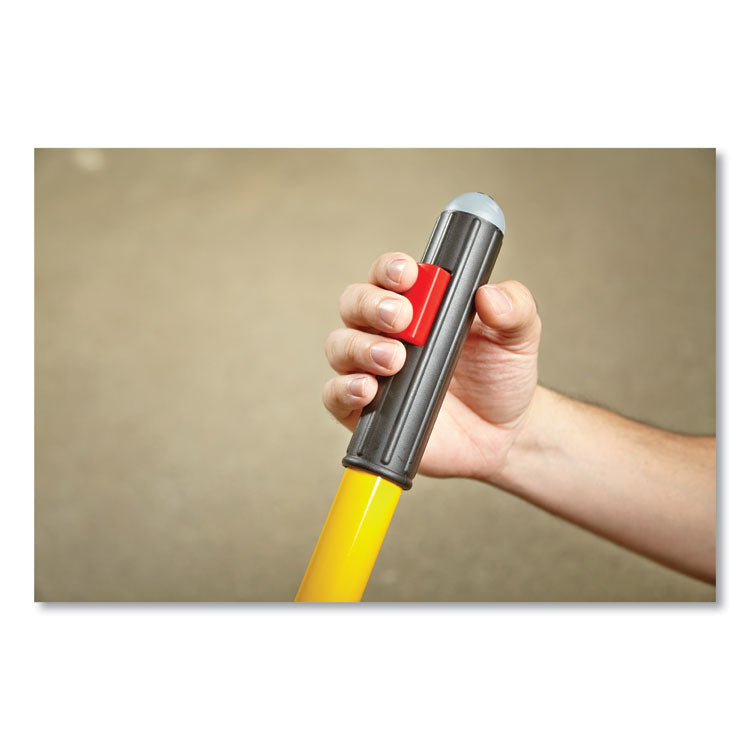 Rubbermaid® Commercial HYGEN™ Pulse Microfiber Spray Mop System, 17" Wide Microfiber Head, 52" Yellow Plastic Handle (RCP1835528)