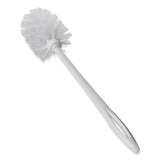 Rubbermaid® Commercial Toilet Bowl Brush, 10" Handle, White (RCP631000WE)