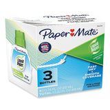 Paper Mate® Liquid Paper® Fast Dry Correction Fluid, 22 ml Bottle, White, 3/Pack (PAP5643115) Pack of 3