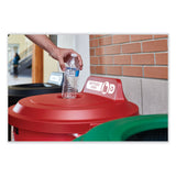Rubbermaid® Commercial Vented Round Brute Container, 32 gal, Plastic, Red (RCP2632RED)