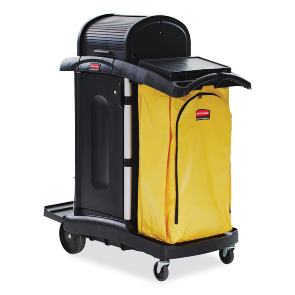 Rubbermaid® Commercial Vinyl Cleaning Cart Bag, 34 gal, 17.5" x 33", Yellow (RCP1966881) Each