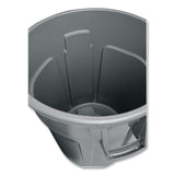 Rubbermaid® Commercial Vented Round Brute Container, 55 gal, Plastic, Gray (RCP265500GY) Each