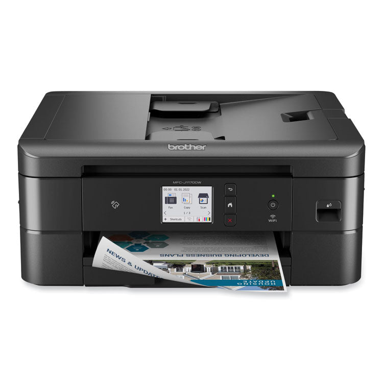 Brother MFC-J1170DW Wireless All-in-One Color Inkjet Printer, Copy/Fax/Print/Scan (BRTMFCJ1170DW)