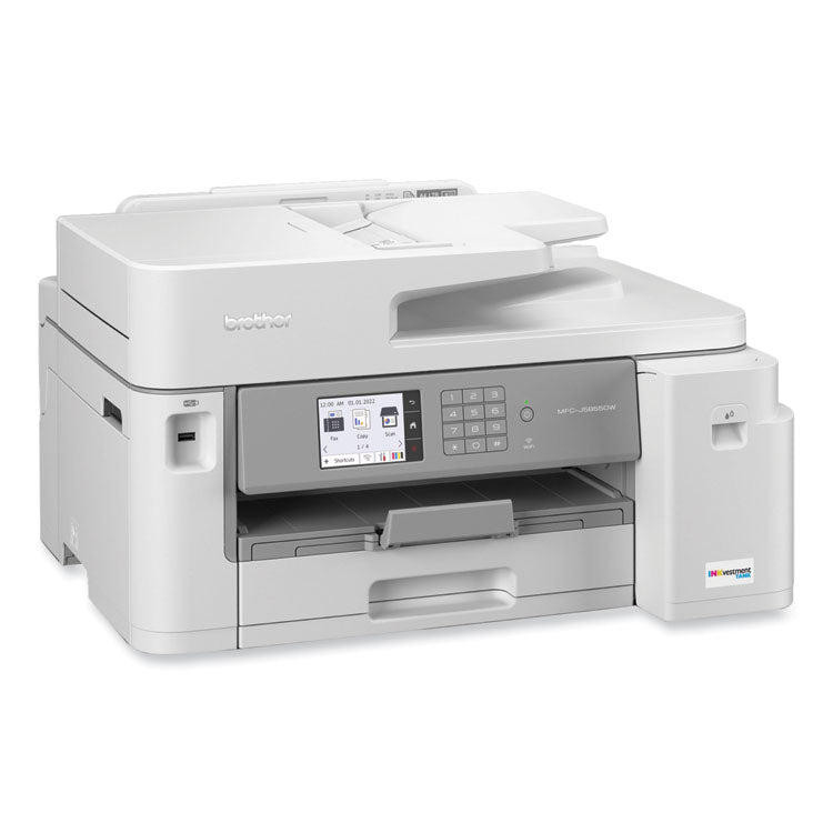Brother MFC-J5855DW INKvestment Tank All-in-One Color Inkjet Printer, Copy/Fax/Print/Scan (BRTMFCJ5855DW)