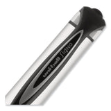 207 Impact Gel Pen, Stick, Bold 1 mm, Black Ink, Silver/Black Barrel, Dozen (UBC65800) 1 Dozen