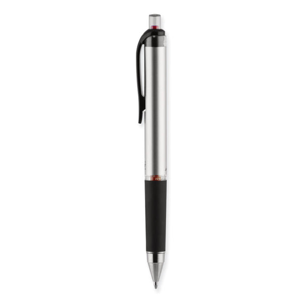 uniball® 207 Impact Gel Pen, Retractable, Bold 1 mm, Red Ink, Black/Red Barrel (UBC65872)