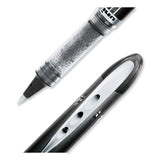 uniball® VISION ELITE Hybrid Gel Pen, Stick, Extra-Fine 0.5 mm, Black Ink, Black/Clear Barrel (UBC69000) Each