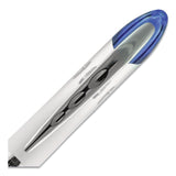 uniball® VISION ELITE Hybrid Gel Pen, Stick, Bold 0.8 mm, Blue Ink, White/Blue/Clear Barrel (UBC69024) Each
