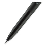 uniball® ONYX Roller Ball Pen, Stick, Fine 0.7 mm, Black Ink, Black Barrel, 72/Pack (UBC2013567) Pack of 72