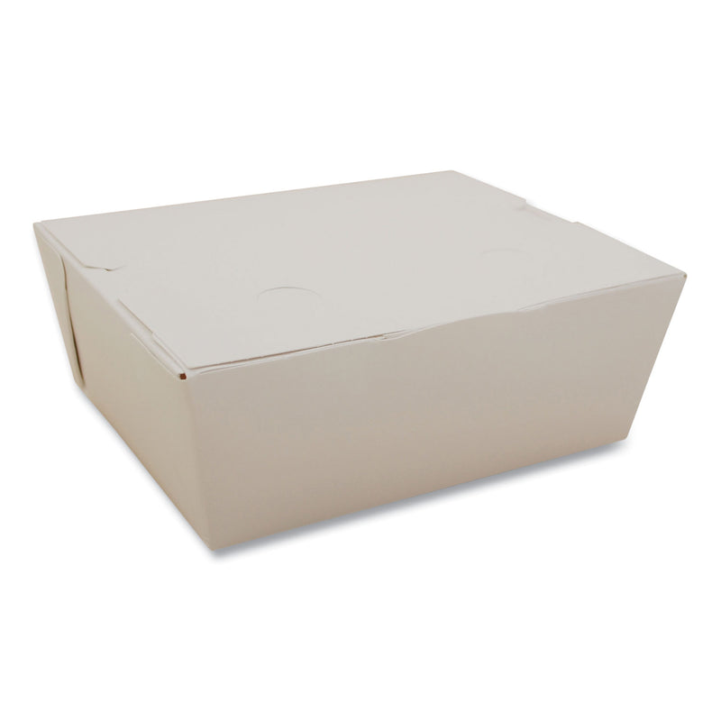 ChampPak Carryout Boxes, 6 x 4.75 x 2.5, White, Paper, 300/Carton (SCH0748) Case of 300