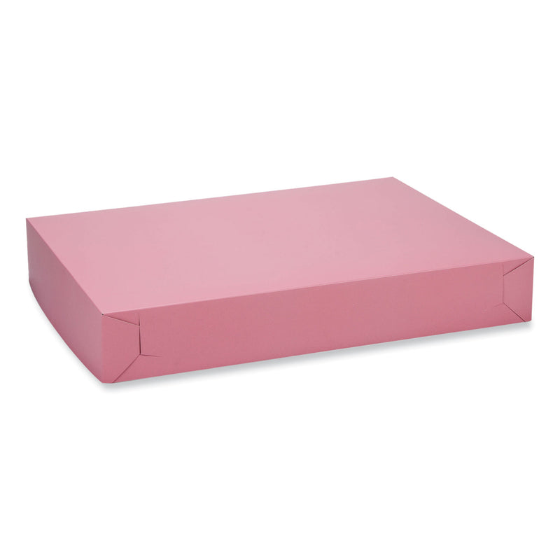 White Two-Piece Non-Window Bakery Boxes, 26 x 18.5 x 4, White, Paper, 50/Carton (SCH0898) Case of 50