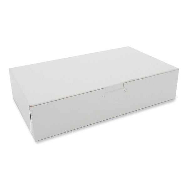 SCT® White One-Piece Non-Window Bakery Boxes, 10 x 6 x 2.25, White, Paper, 250/Carton (SCH0967) 1 Bundle