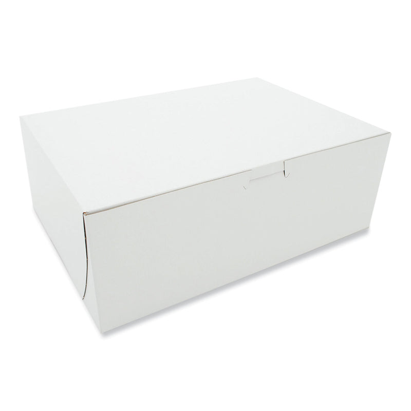 SCT® White One-Piece Non-Window Bakery Boxes, 11 x 8 x 4, White, Paper, 100/Bundle (SCH0980) 1 Bundle