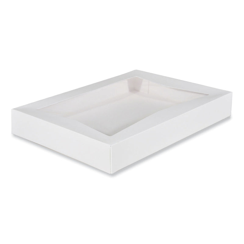 Window Flag Design Pie Boxes, 16 x 12 x 2.25, White, Paper, 100/Carton (SCH24543) Case of 100