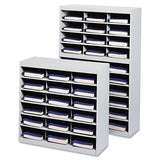 Safco Steel Project Center Organizer, 18 Pockets, 37 1/2 x 15 3/4 x 36 1/2 (SAF9264GR) Each