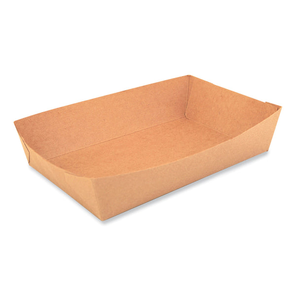 Paper Lunch Trays, 8.5 x 5.5 x 2, Brown, Paper, 500/Carton (SCH0598) Case of 500