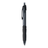 uniball® Power Tank RT Ballpoint Pen, Retractable, Bold 1 mm, Black Ink, Smoke/Black Barrel, Dozen (UBC42070) 1 Dozen