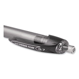 uniball® Power Tank RT Ballpoint Pen, Retractable, Bold 1 mm, Black Ink, Smoke/Black Barrel, Dozen (UBC42070) 1 Dozen