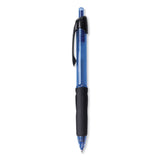 uniball® Power Tank RT Ballpoint Pen, Retractable, Bold 1 mm, Blue Ink, Translucent Blue/Black Barrel, Dozen (UBC42071) 1 Dozen