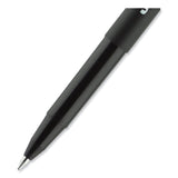 uniball® ONYX Roller Ball Pen, Stick, Fine 0.7 mm, Black Ink, Black Barrel, Dozen (UBC60143) 1 Dozen