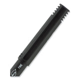 uniball® ONYX Roller Ball Pen, Stick, Fine 0.7 mm, Black Ink, Black Barrel, Dozen (UBC60143) 1 Dozen