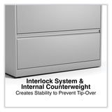 Alera Lateral File, 2 Legal/Letter-Size File Drawers, Light Gray, 36" x 18" x 28" (ALEHLF3629LG) Each