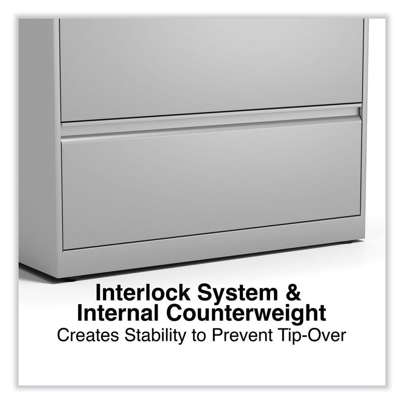 Alera Lateral File, 2 Legal/Letter-Size File Drawers, Light Gray, 36" x 18" x 28" (ALEHLF3629LG) Each