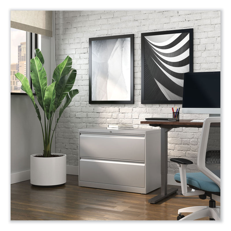 Alera Lateral File, 2 Legal/Letter-Size File Drawers, Light Gray, 36" x 18" x 28" (ALEHLF3629LG) Each