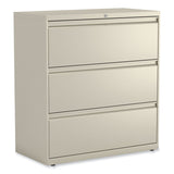 Alera® Lateral File, 3 Legal/Letter/A4/A5-Size File Drawers, Putty, 36" x 18.63" x 40.25" (ALEHLF3641PY)