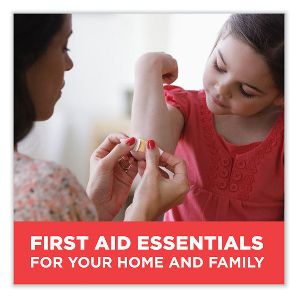 Johnson & Johnson® Red Cross® Mini First Aid To Go Kit, 12 Pieces, Plastic Case (JOJ8295)