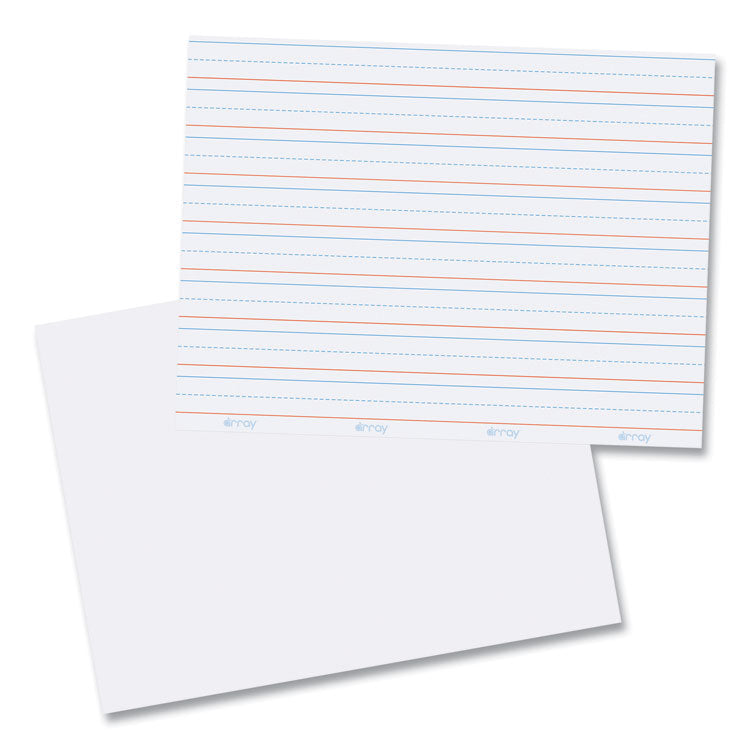 Pacon® GoWrite! Dry Erase Learning Boards, 8.25 x 11, White Surface, 5/Pack (PACLB8511)