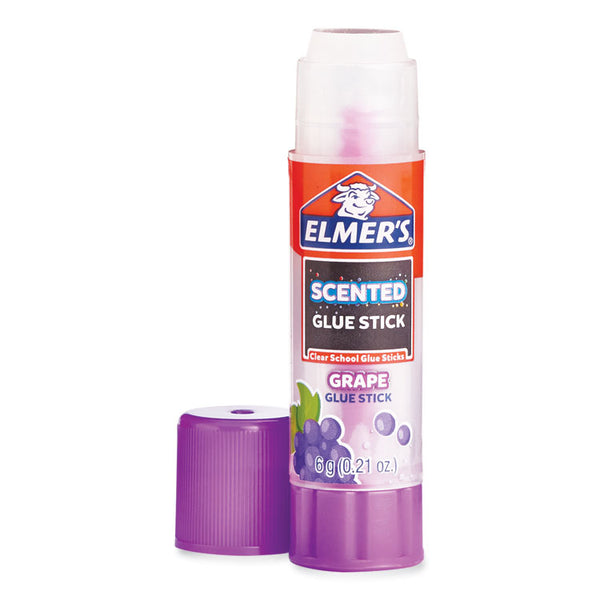 Elmer's® Clear School Glue Stick, Scented, Assorted, 0.21 oz, Dries Clear, 30/Pack (EPI2175692)