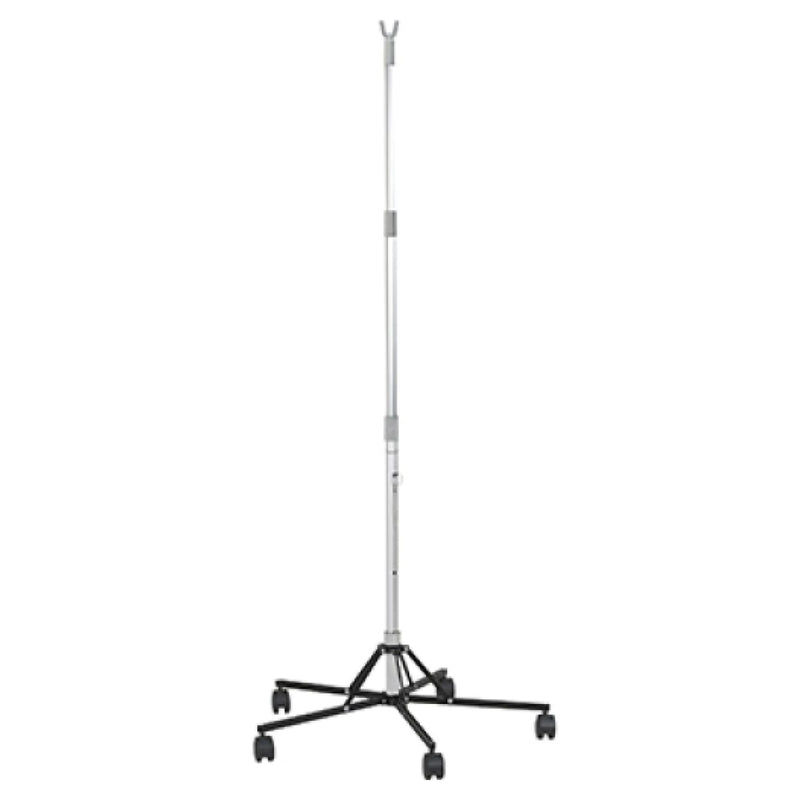 drive™ Disposable IV Stand Floor Stand 2 Hooks 5 Legs with Casters (1139254_EA) 1/EA