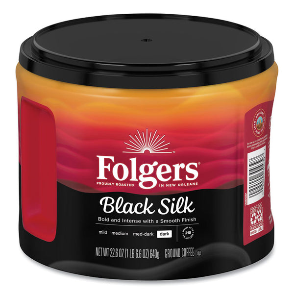 Folgers® Coffee, Black Silk, 22.6 oz Canister (FOL20540) Each