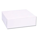 SCT® White One-Piece Non-Window Bakery Boxes, Standard, 8 x 2.5 x 8, White, Paper, 250/Bundle (SCH1533) 1 Bundle