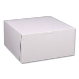 SCT® White One-Piece Non-Window Bakery Boxes, Standard, 12 x 12 x 6, White/Kraft, Paper, 50/Bundle (SCH1589) 1 Bundle