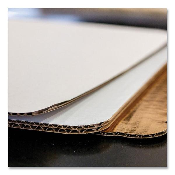 SCT® Bakery Bright White Cake Pad, Single Wall Pad, 1/4 Sheet, 10 x 14, White, Paper, 100/Bundle (SCH1149)