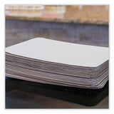 SCT® Bakery Bright White Cake Pad, Single Wall Pad, 1/4 Sheet, 10 x 14, White, Paper, 100/Bundle (SCH1149)