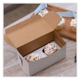 SCT® White One-Piece Non-Window Bakery Boxes, Standard, 9 x 5 x 4, White, Paper, 250/Bundle (SCH1549) 1 Bundle