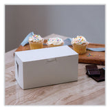 SCT® White One-Piece Non-Window Bakery Boxes, Standard, 9 x 5 x 4, White, Paper, 250/Bundle (SCH1549) 1 Bundle