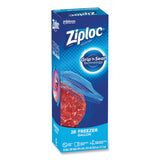 Ziploc® Zipper Freezer Bags, 1 gal, 2.7 mil, 9.6" x 12.1", Clear, 28 Bags/Box, 9 Boxes/Carton (SJN314445) Case of 9