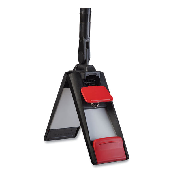 Rubbermaid® Commercial Adaptable Flat Mop Frame, 18.25 x 4, Black/Gray/Red (RCP2132428)