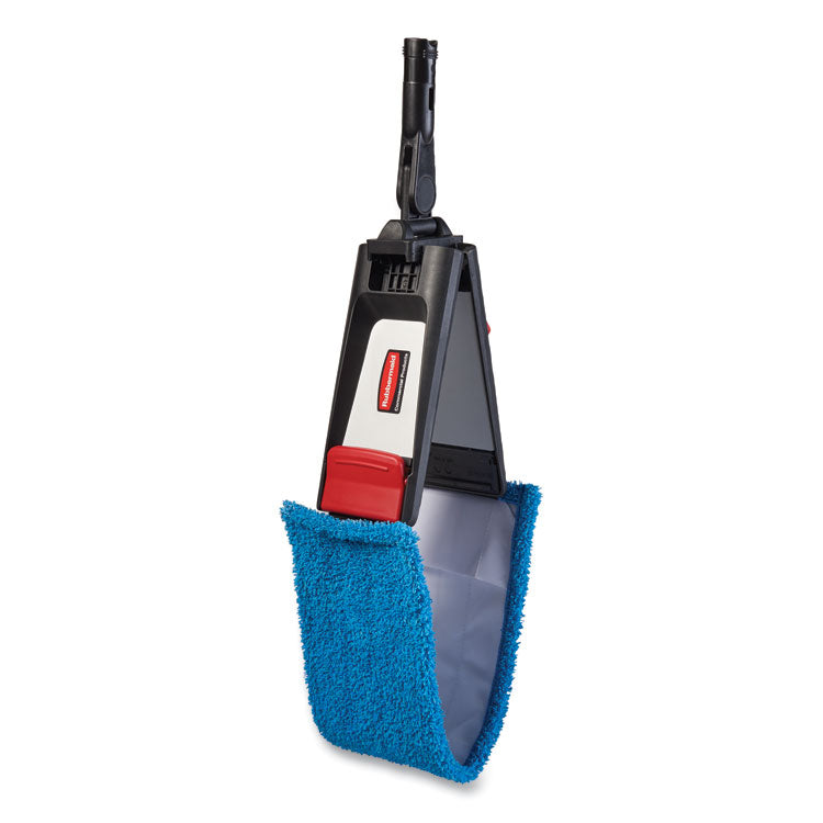 Rubbermaid® Commercial Adaptable Flat Mop Pads, Microfiber, 19.5 x 5.5, Blue (RCP2132427)