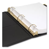 Samsill® Classic Collection Ring Binder, 3 Rings, 1.5" Capacity, 11 x 8.5, Black (SAM15150)