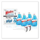 Windex® Original Glass Cleaner, Fresh Scent, 32 oz Spray Bottle, 4/Carton (SJN327171) Case of 4