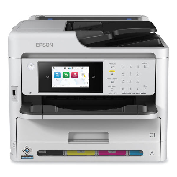 Epson® WorkForce Pro WF-C5890 Multifunction Printer, Copy/Fax/Print/Scan (EPSC11CK23201)