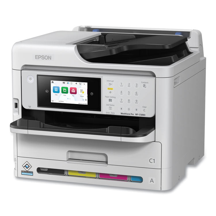 Epson® WorkForce Pro WF-C5890 Multifunction Printer, Copy/Fax/Print/Scan (EPSC11CK23201)