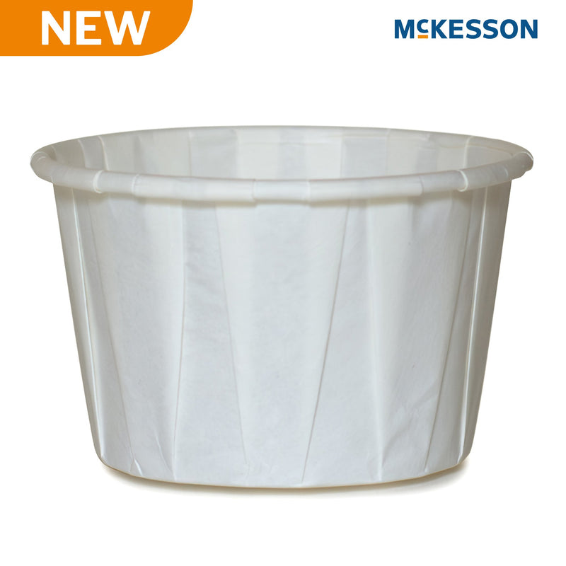 McKesson Souffle Cup 3.5 oz. White Paper Disposable (1251882_CS) 5000/CS