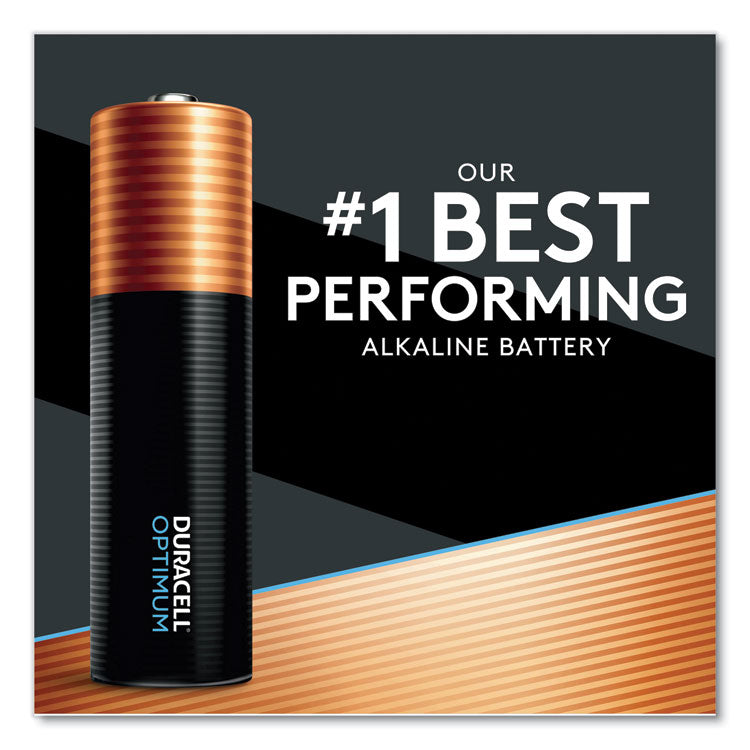 Duracell® Optimum Alkaline AAA Batteries, 12/Pack (DUROPT2400B12PR) Pack of 12