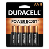 Duracell® Power Boost CopperTop Alkaline AA Batteries, 8/Pack (DURMN1500B8Z) Pack of 8